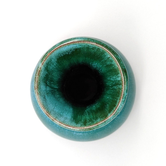 Blue Mountain Pottery Vase Drip Glaze Redware 8.5" Tall Vintage Mid Century - Picture 6 of 12